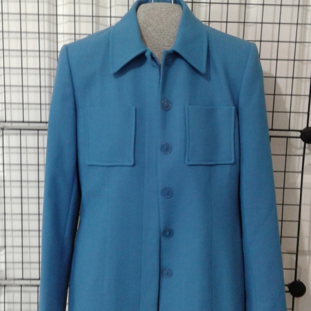 100% wool long jacket. NWT - Picture 3 of 5